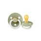 BIBS / Glow Dummy Round Nipple 2 Pack - Sage