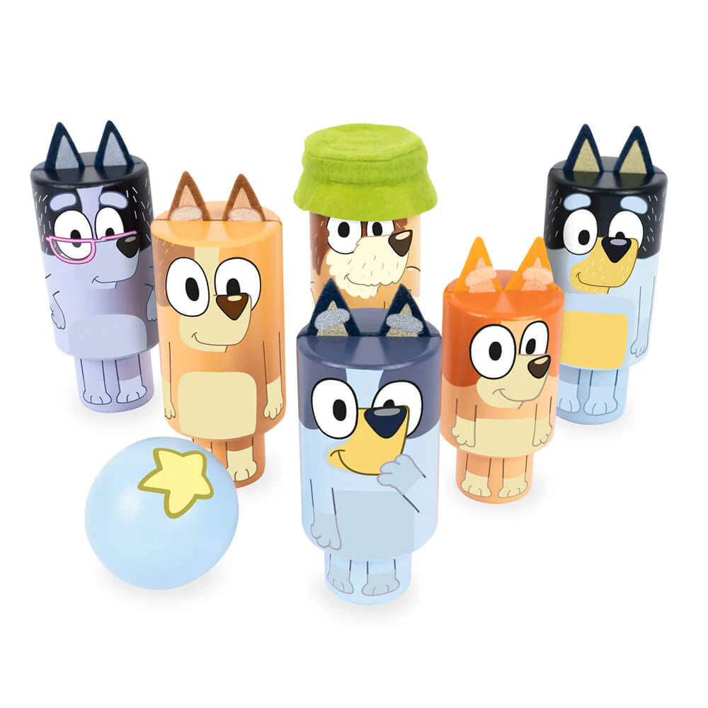 Bluey / Wooden Skittles