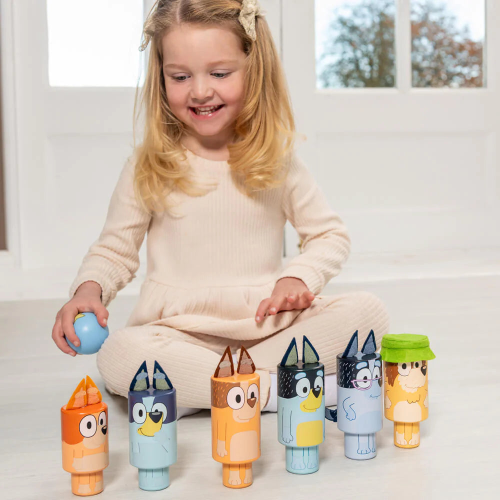 Bluey / Wooden Skittles