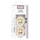 BIBS / Dummy Round Nipple 2 Pack - Pin Stripe Ivory