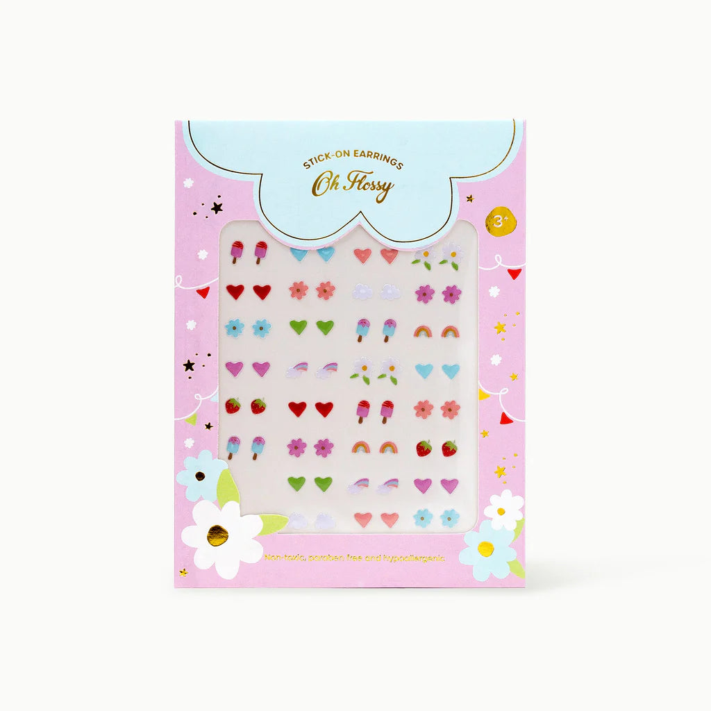 Oh Flossy / Kids Stick-On Earrings