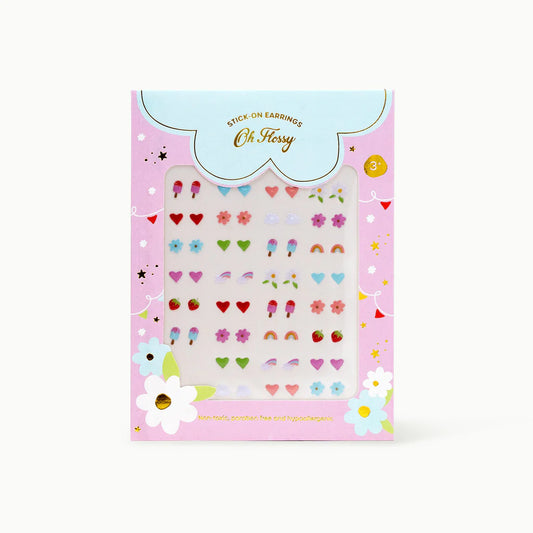 Oh Flossy / Kids Stick-On Earrings