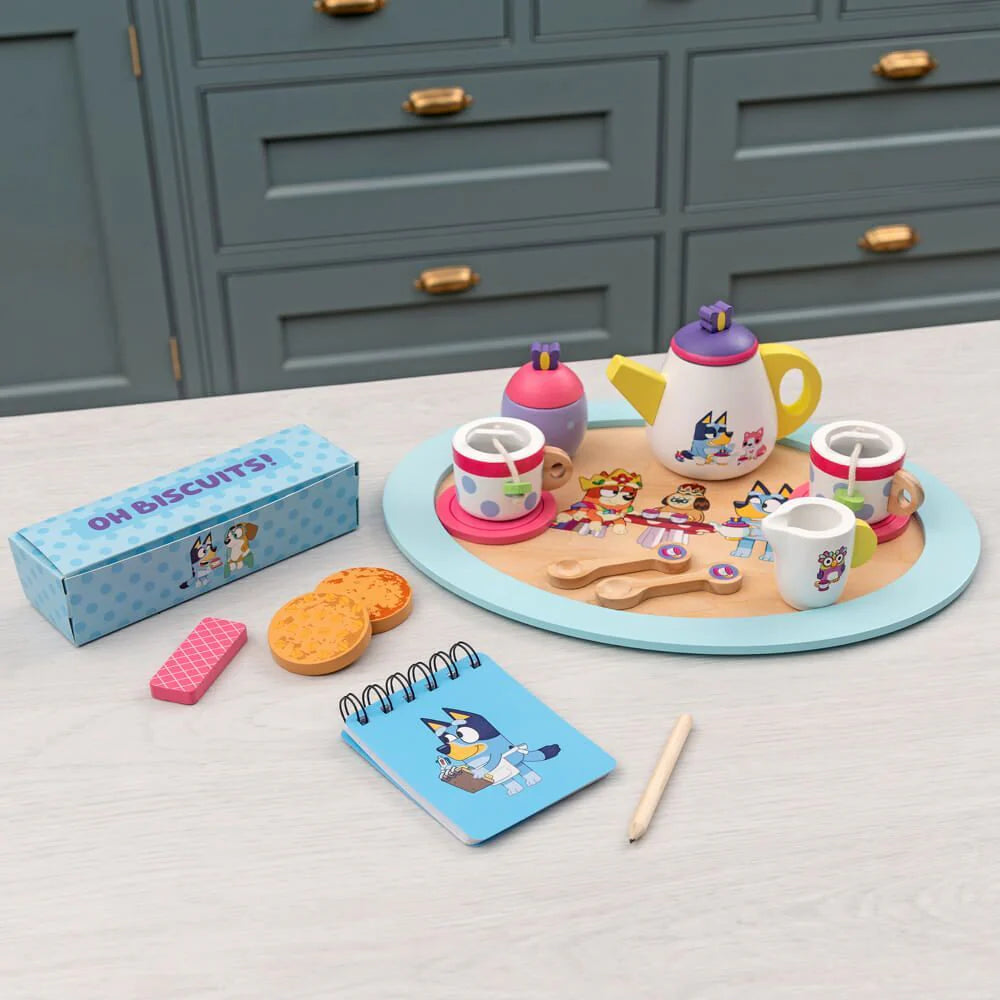 Bluey / Wooden Tea Party Set