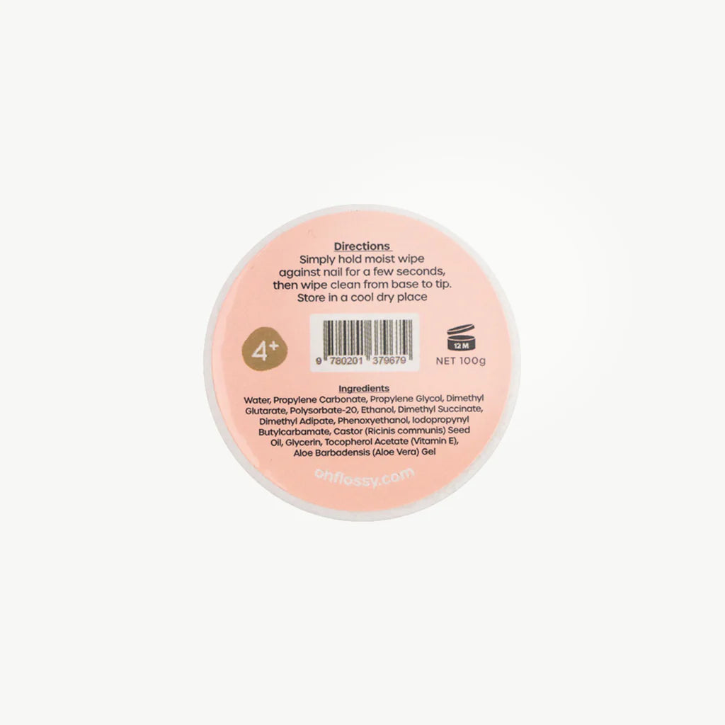 Oh Flossy / Water-Based Nail Polish Remover Wipes