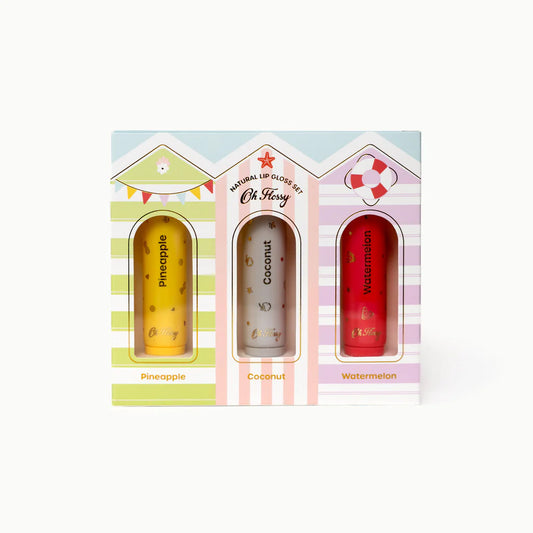 Oh Flossy / Beach Club Natural Lip Gloss Set