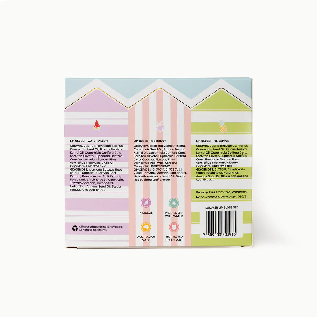 Oh Flossy / Beach Club Natural Lip Gloss Set