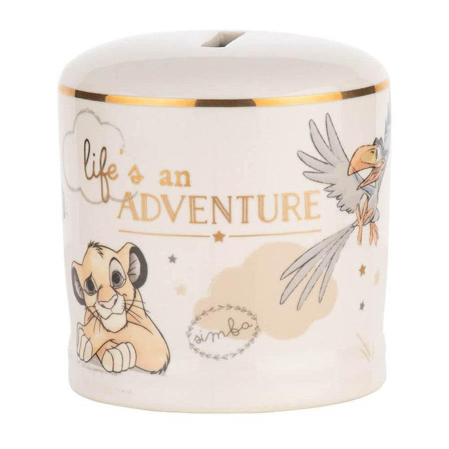 Disney / Ceramic Money Box - Simba Life's An Adventure