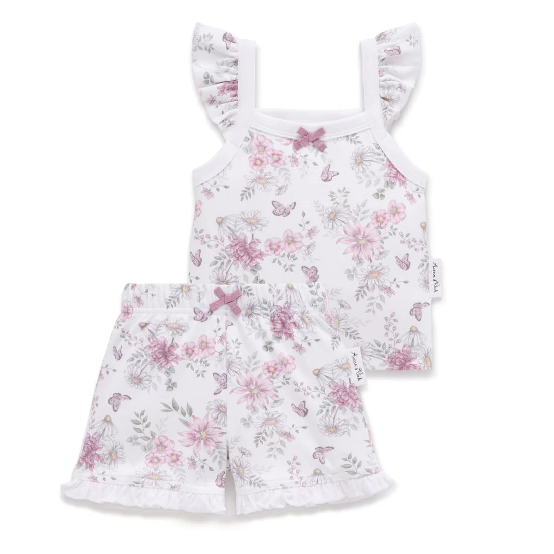 Aster & Oak  / Daisy Floral Ruffle Set
