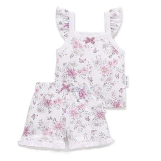 Aster & Oak  / Daisy Floral Ruffle Set