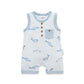 Aster & Oak  / Under the Sea Henley Romper