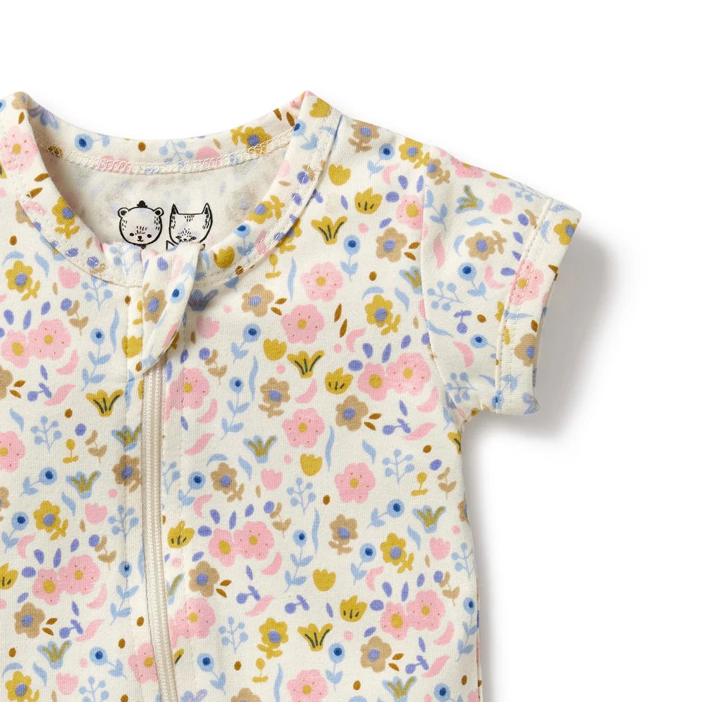 Wilson & Frenchy / Ava Floral Organic Boyleg Zipsuit