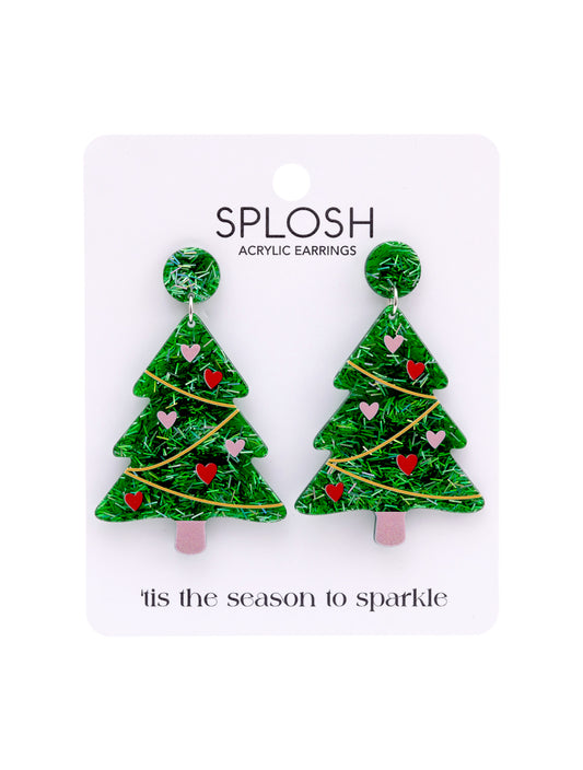 Splosh / Festive Earrings - Small Christmas Tree