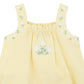 Bebe By Minihaha / Libby Check Romper with Emb Straps