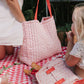 Olli Ella / Quilted Tote Bag - Strawberry