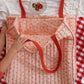 Olli Ella / Quilted Tote Bag - Strawberry