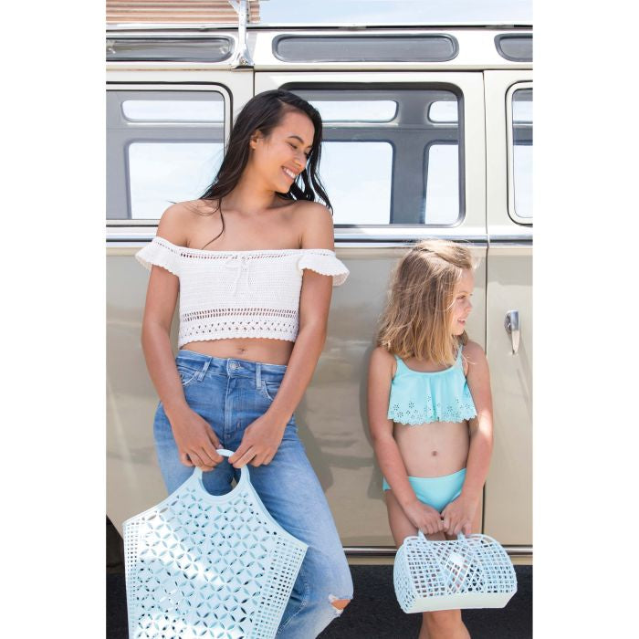 Sun Jellies Retro Basket Mint