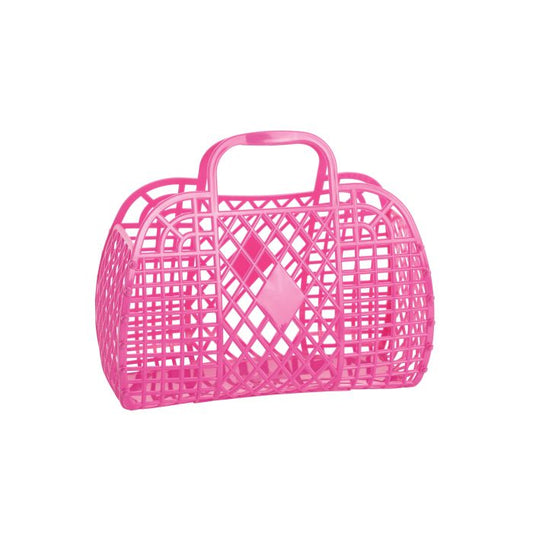 Sun Jellies Retro Basket Pink Small