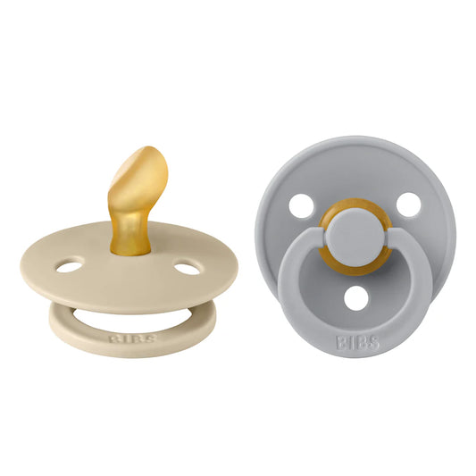 BIBS / Anatomical Nipple 2 Pack - Vanilla/Cloud