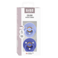 BIBS / Dummy Round Nipple 2 Pack - Hush/Grape