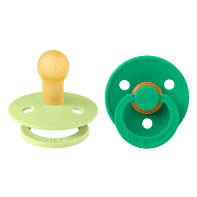 BIBS / Dummy Round Nipple 2 Pack - Matcha/Cactus