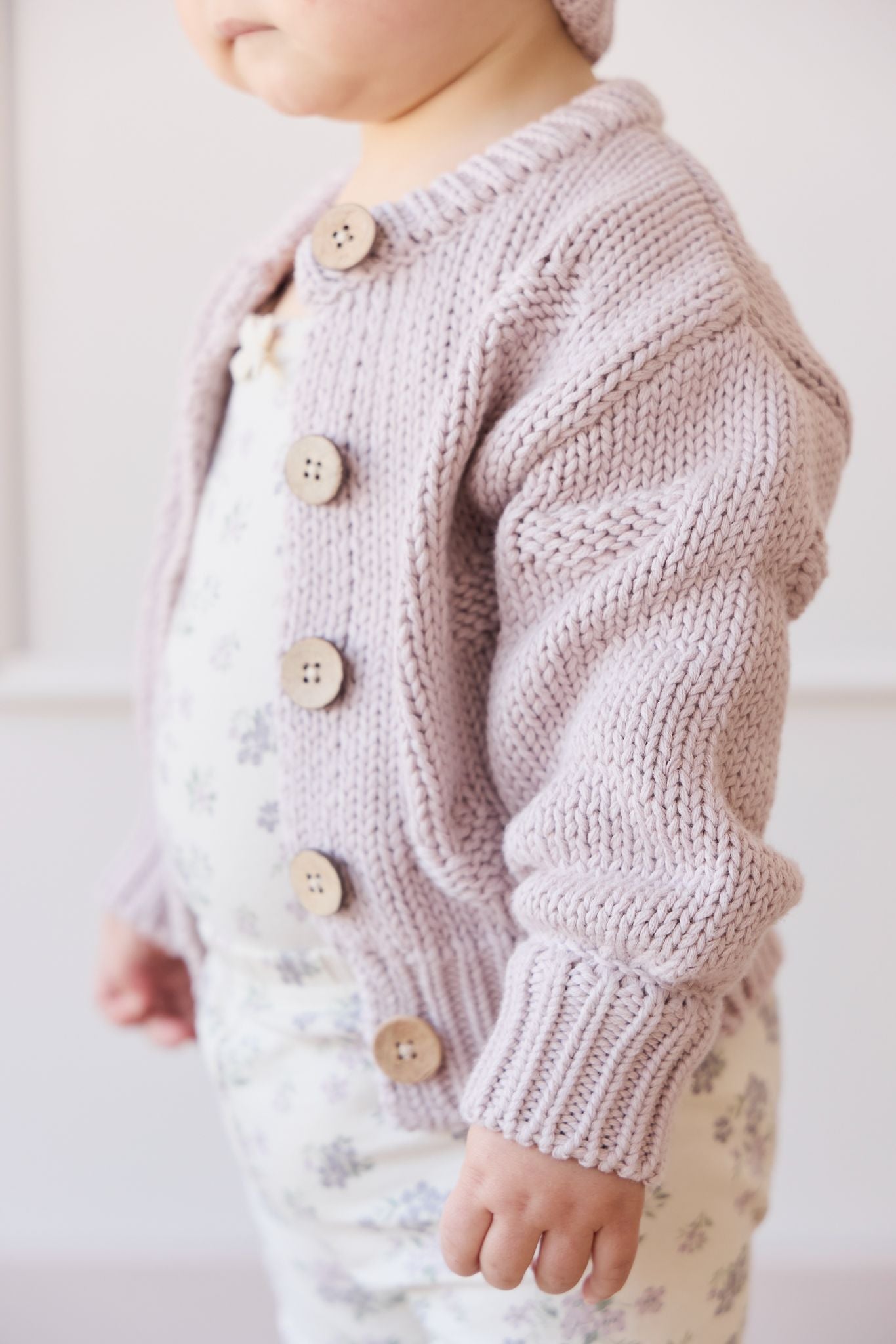 Jamie Kay / Sienna Cardigan - Violet Tint