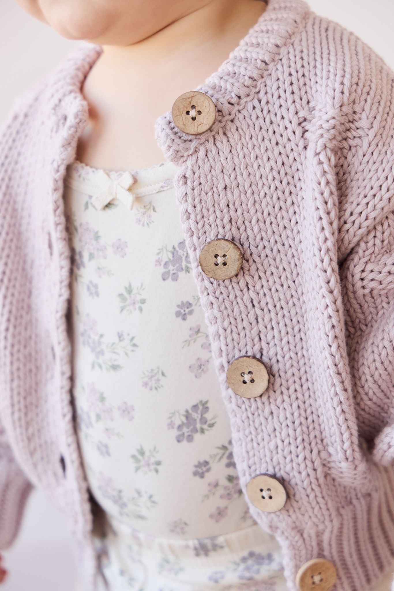 Jamie Kay / Sienna Cardigan - Violet Tint