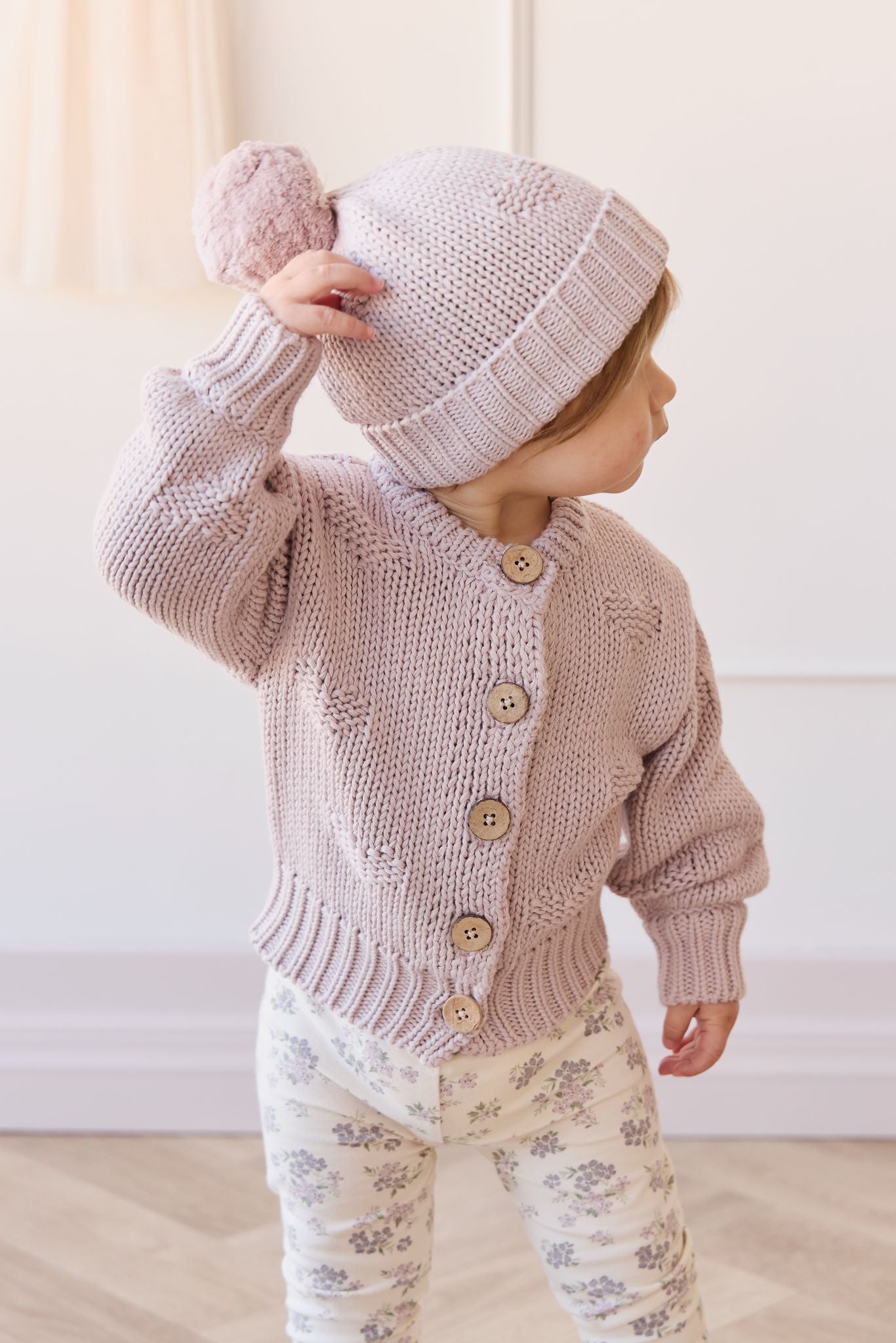 Jamie Kay / Sienna Cardigan - Violet Tint