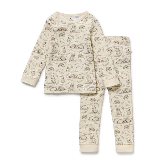 Wilson & Frenchy / Foxglove Forest Organic Long Sleeve Pyjamas
