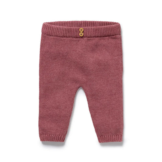 Wilson & Frenchy / Rhubarb Organic Knitted Leggings