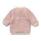 Wilson & Frenchy / Rhubarb & Cream Knitted Stripe Kimono Cardigan
