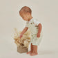 Aster & Oak / Overalls - Sage Chambray