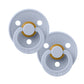 BIBS / Dummy Round Nipple 2 Pack - Dusty Blue