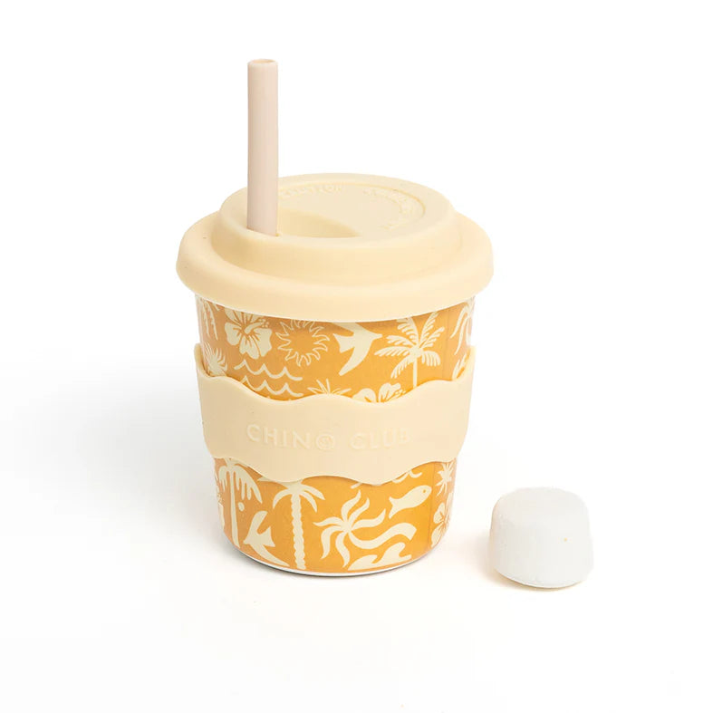 Chino Club / Kids Keep Cup 240ml - Moana Mustard