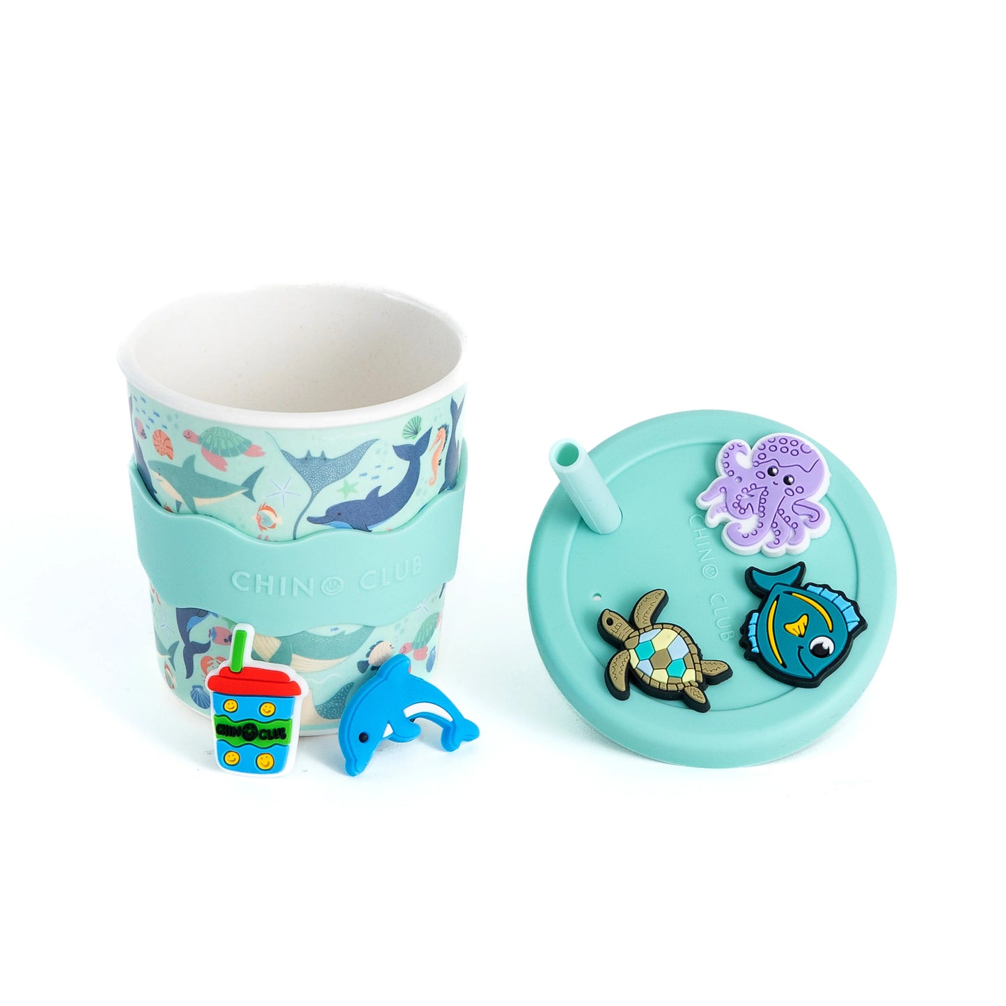 Chino Club / Chino Charm Cup 240ml - Sea Creatures