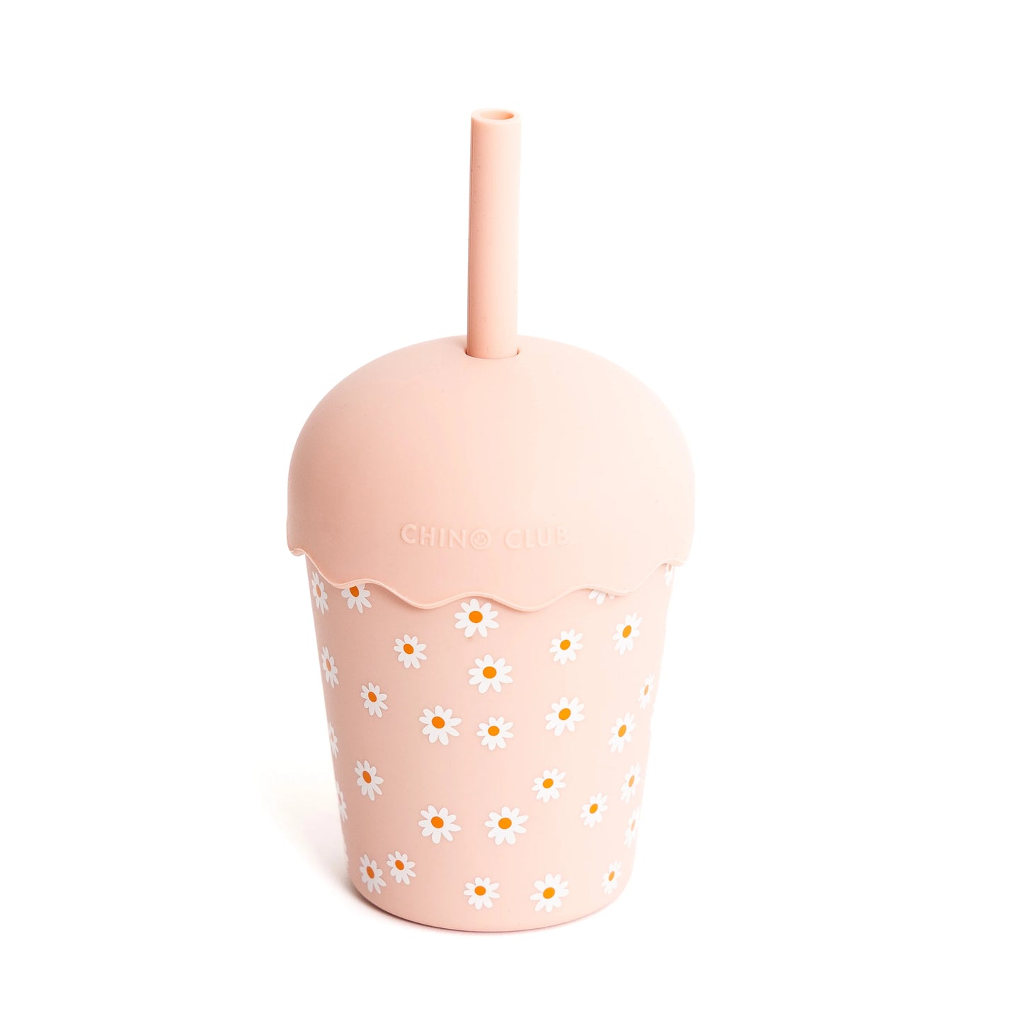 Chino Club / Mini Smoothie Cup & Straw 200ml - Daisy