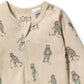 Wilson & Frenchy / Skater Club Organic Zipsuit with Feet
