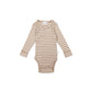 Jamie Kay / Long Sleeve Bodysuit - Narrow Stripe Baker/Cloud
