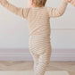 Jamie Kay / Long Sleeve Bodysuit - Narrow Stripe Baker/Cloud