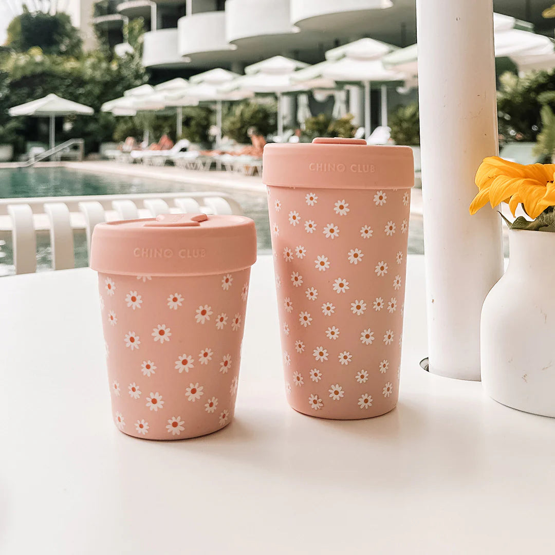 Chino Club / Stainless Steel Coffee Cup 350ml - Daisy