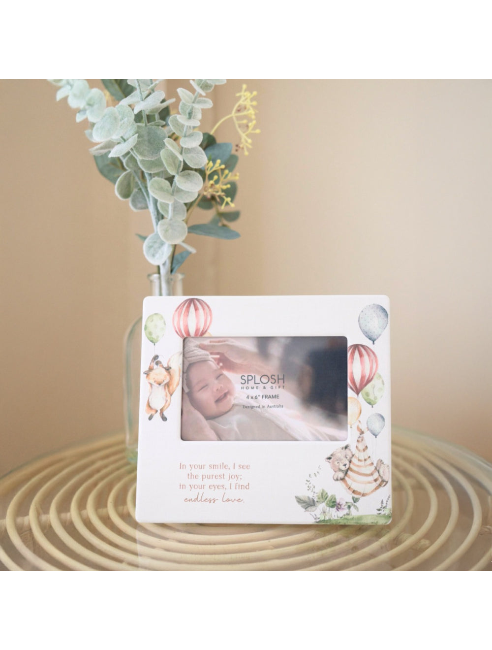 Tiny Wonders / Smile 4x6 Ceramic Frame