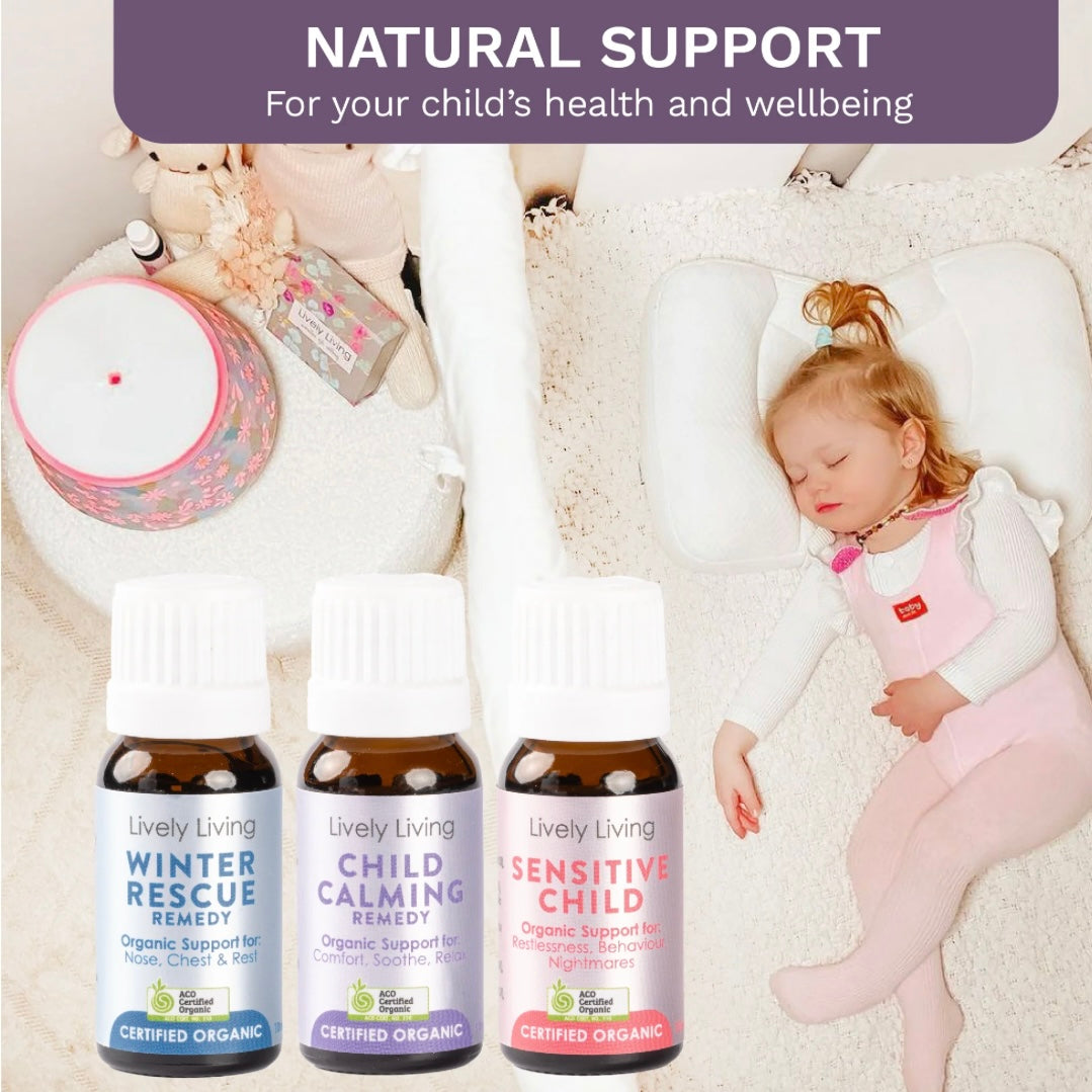 Lively Living / Bambino Organic Essential Oil Trio
