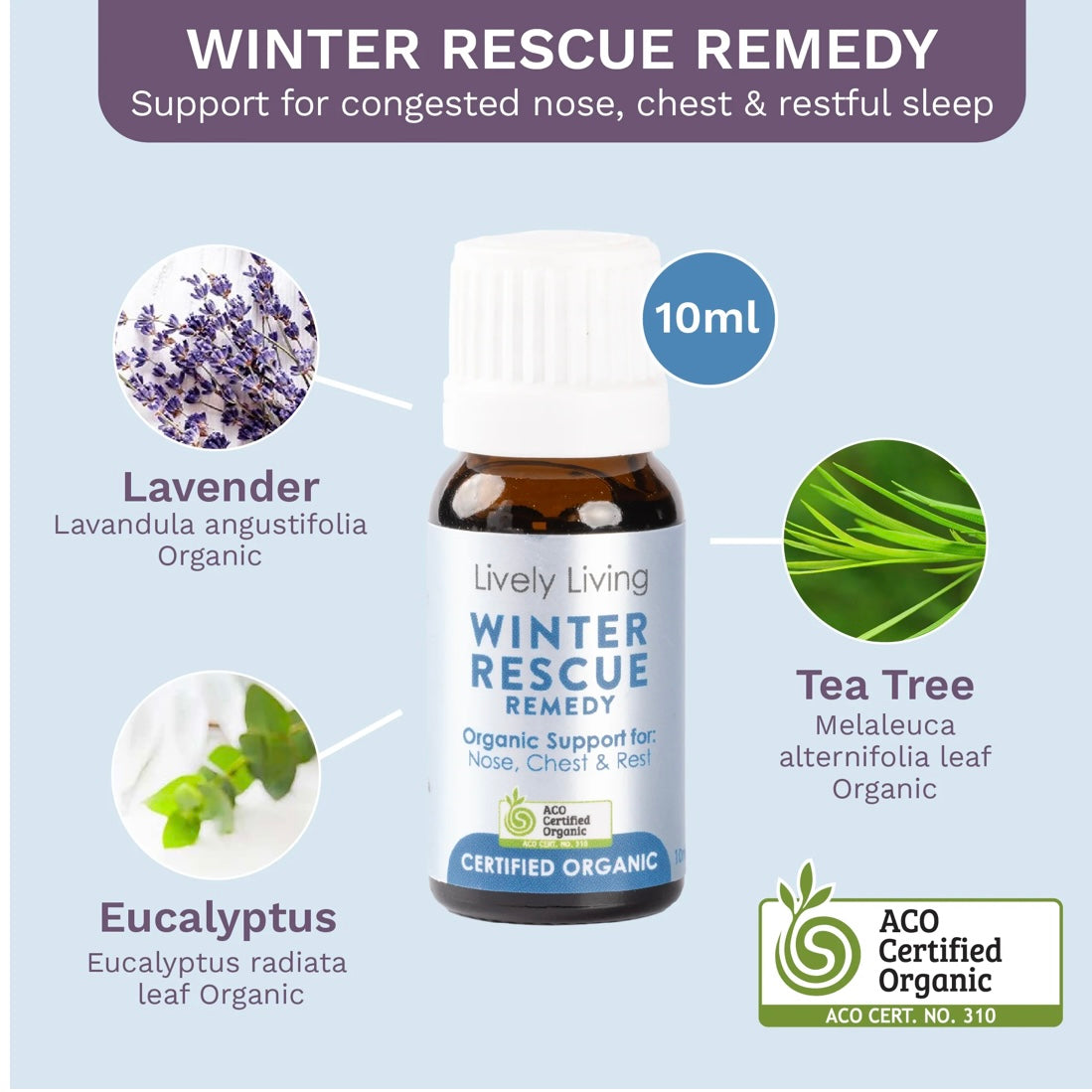 Lively Living / Bambino Organic Essential Oil Trio