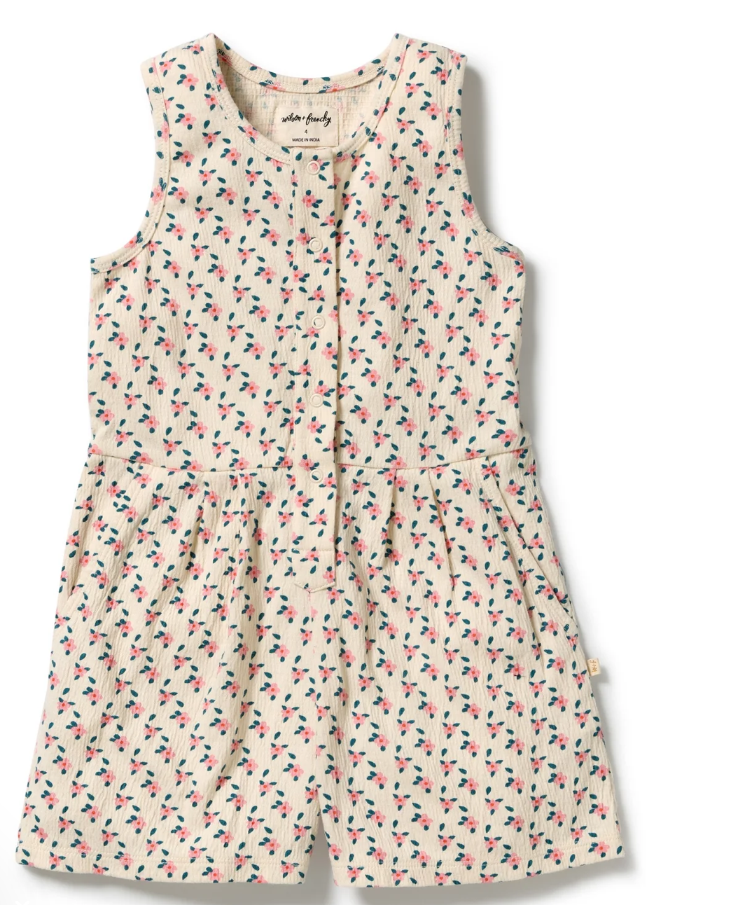 Wilson & Frenchy / Checkerberry Organic Crinkle Jumpsuit