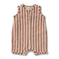 Wilson & Frenchy / Cherry Cola Stripe Organic Terry Growsuit