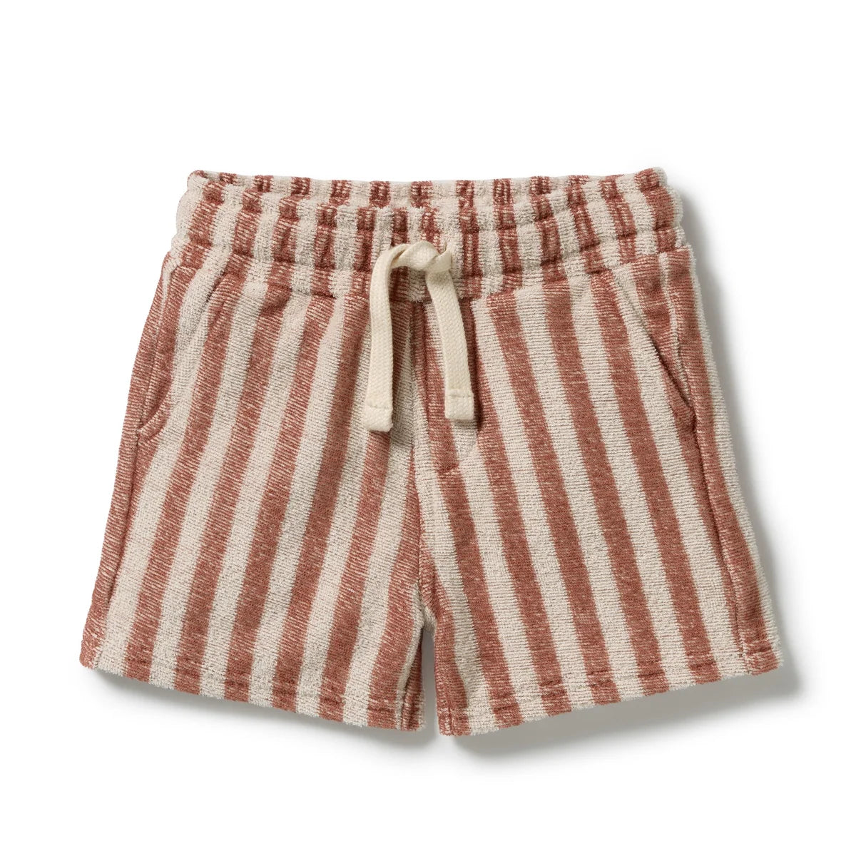 Wilson & Frenchy / Cherry Cola Stripe Organic Terry Short