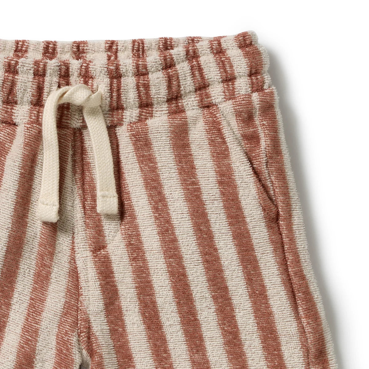 Wilson & Frenchy / Cherry Cola Stripe Organic Terry Short