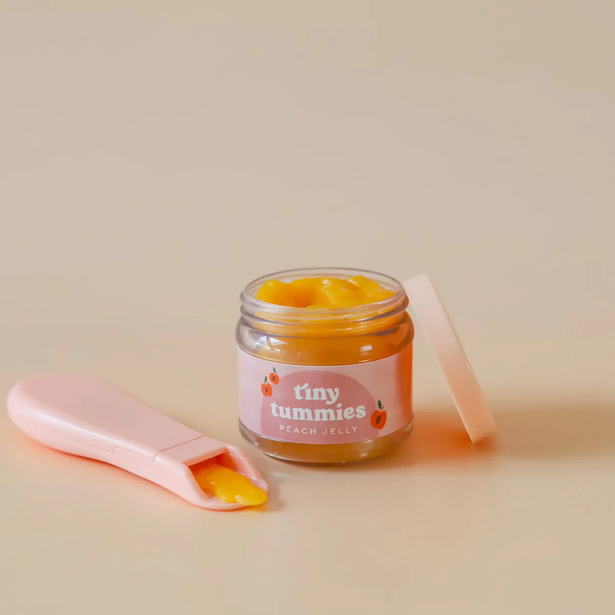 Tiny Harlow / Tiny Tummies Jelly Food Jar and Spoon Set