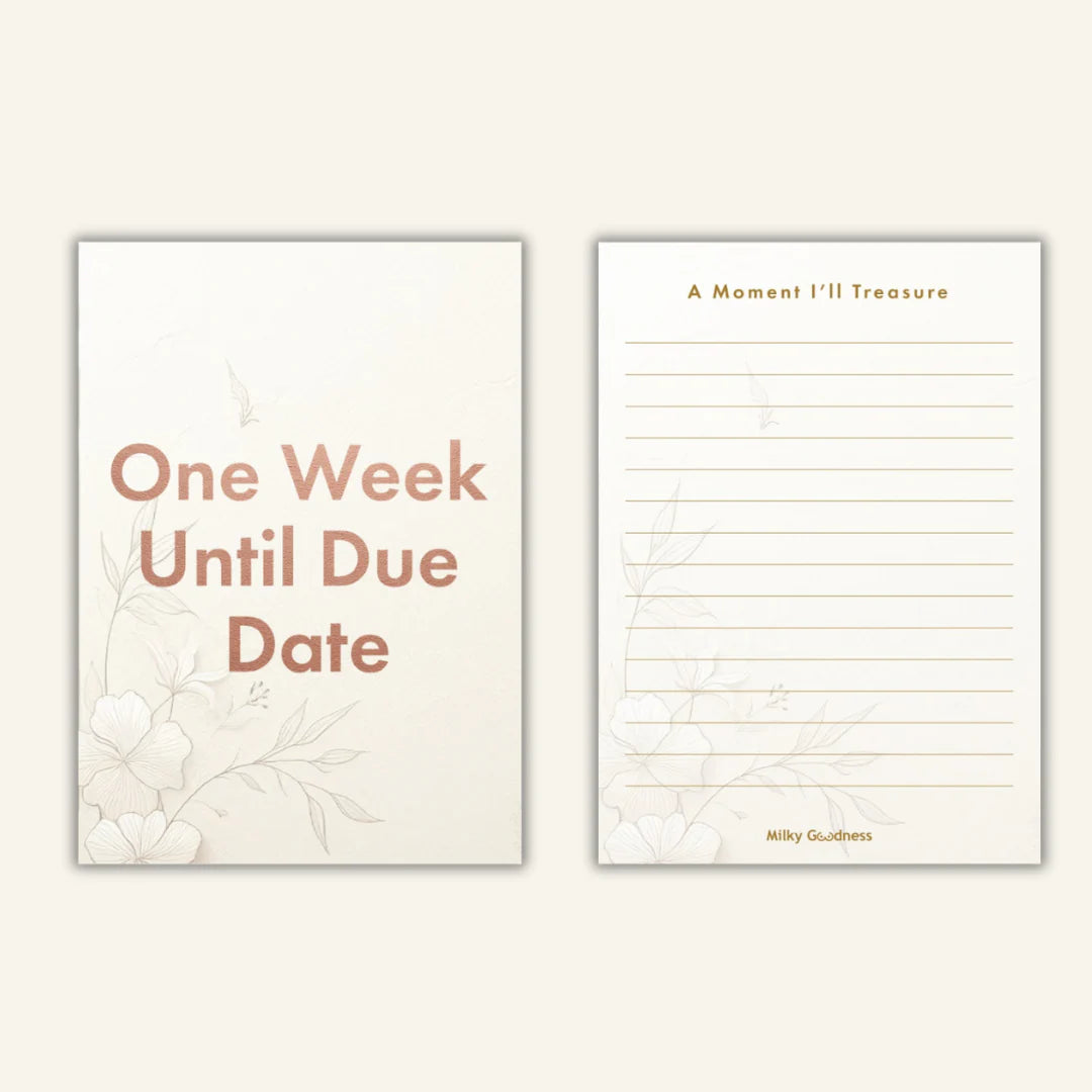 Milky Goodness / Pregnancy Milestone Cards