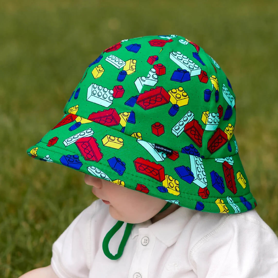 Bedhead Hats / Toddler Bucket Sun Hat - Blocks