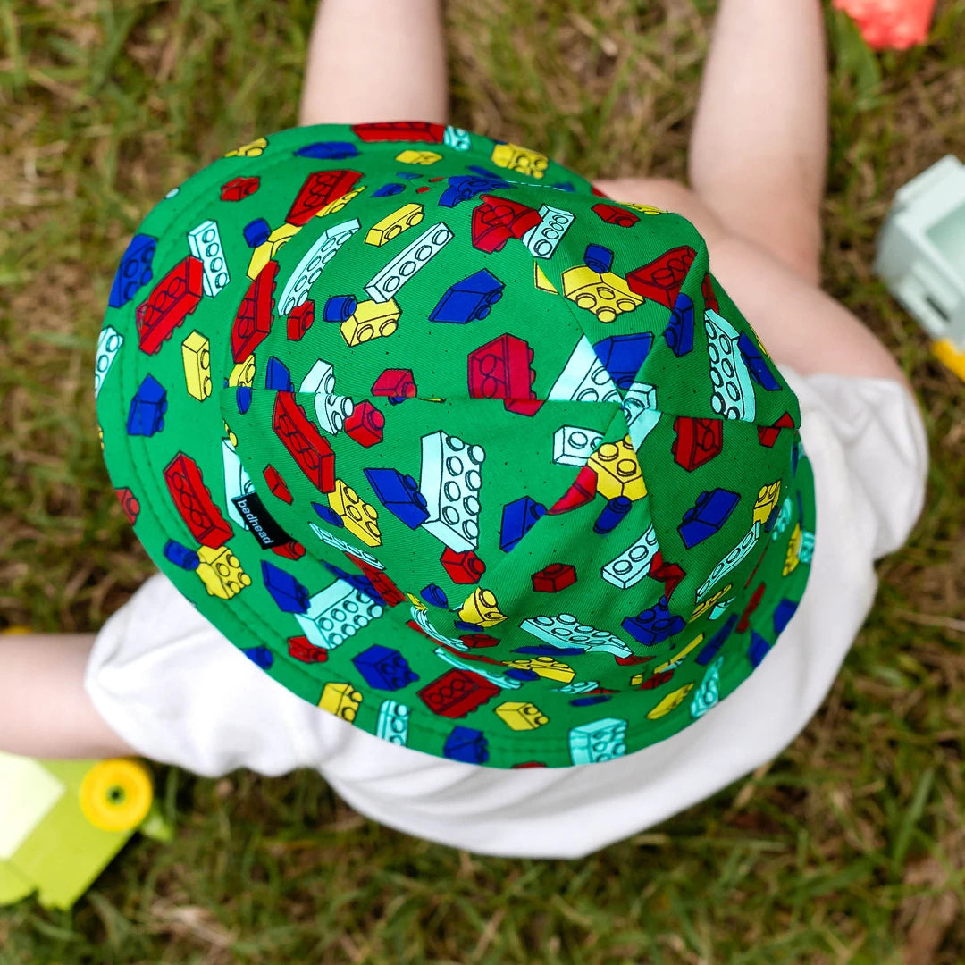 Bedhead Hats / Toddler Bucket Sun Hat - Blocks